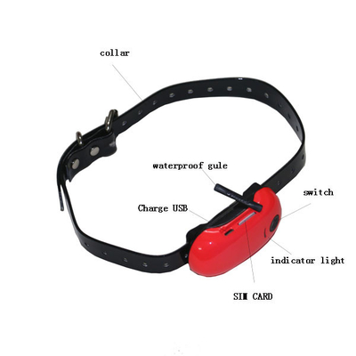 Dog Pet GPS Locator , Cat GPS Trace Device rechargeable Battery