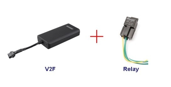 Vehicle GPS Tracker Device Support 12V Relay And Control The Engine