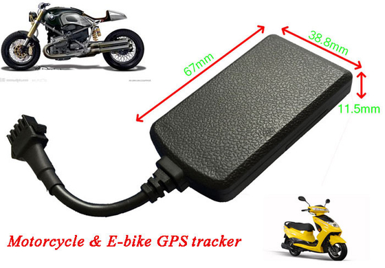 Motorcycle GPS Tracker Real Time Car Tracking System Remote Cut Off Petrol / Electricity