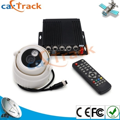 Car GPS Mobile DVR With 2CH SD Card Slot And 4CH Camera 1CH AVout