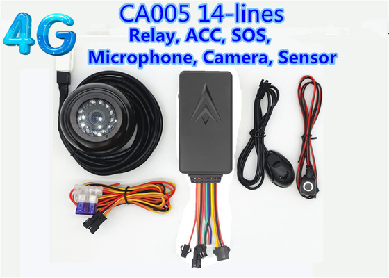 Engine Lock 4G GPS Tracker SOS Line Microphone RS232  CAT4 GSM For Car