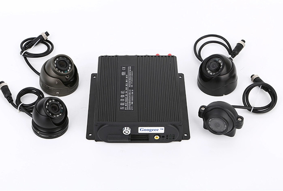 3G HD 720p Car Mobile DVR , 4ch Dual SD Card Car DVR Recorder SW - 0001A