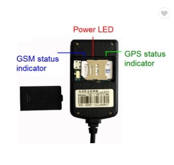 Mini GPS Tracker Device Wide Voltage DC 9V - 100V  With 200mah Rechargeable Li - Ion Battery