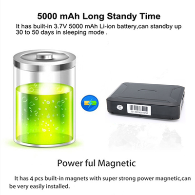 5000mAH Battery Strong Magnetic 4G GPS Tracker Rechargable Tracker Vehicle Real Time Positioning  GPS Tracker 4G