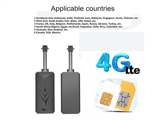 Remotely Shutdown 4G GPS Tracker ACC Detected GSM 850MHz Portable