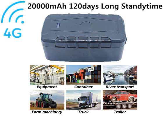 Electronic Fence 4G GPS Tracker 20000mah Magnetic Cargo Container Free Platform