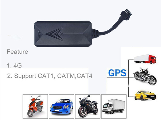 History Playback 4G Vehicle GPS Tracker 5m Accuracy With Free App