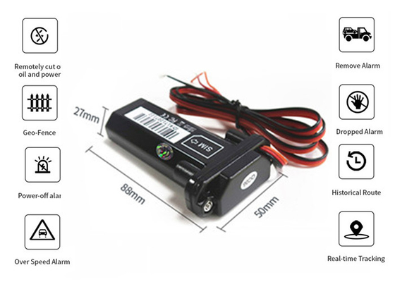 Waterproof Mini Size 4G GPS Tracker For Motorcycle Scooter 5M Accuracy