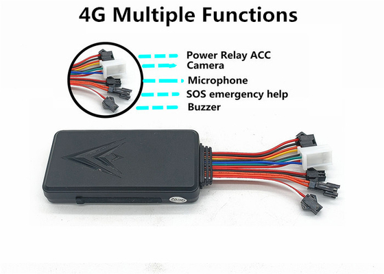 Remotely Cut Off Fuel 4G GPS Tracker Sos Microphone Voice Listening Camera With Free App