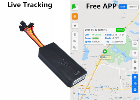 SOS Help Call Audio Monitor 4G GPS Tracker Widely Voltage For Scooter Motor